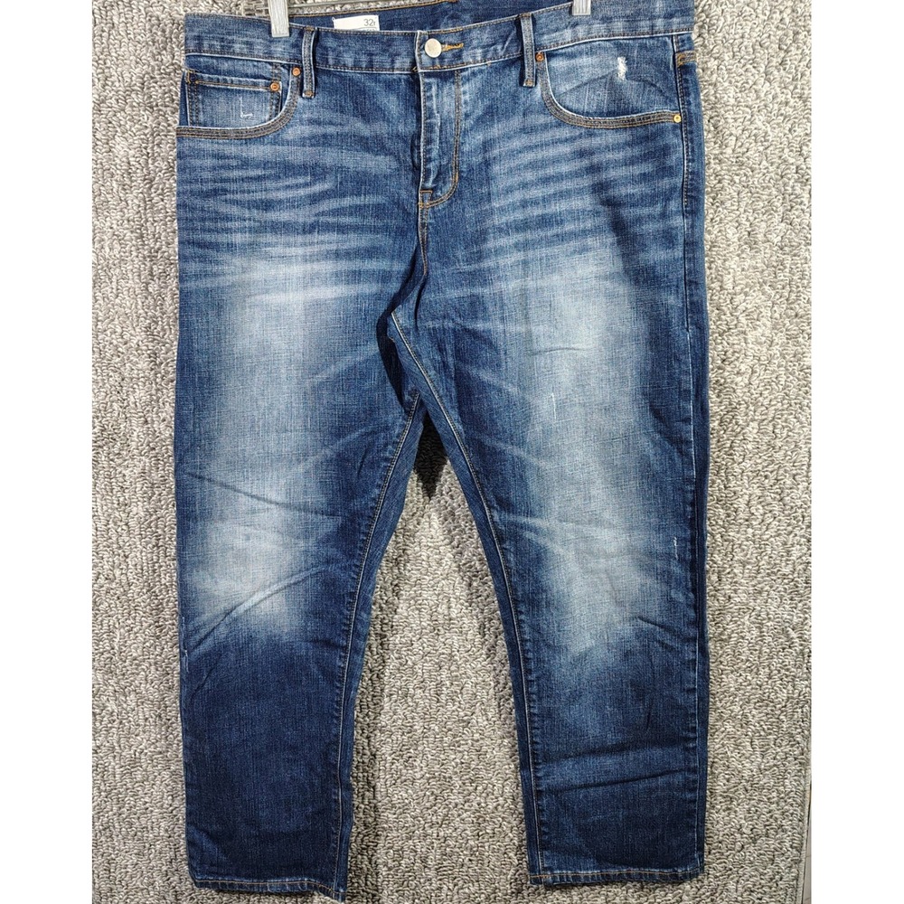 Gap Sexy Boyfriend Jeans Blue Distressed Denim Normcore Women 32 Cropped